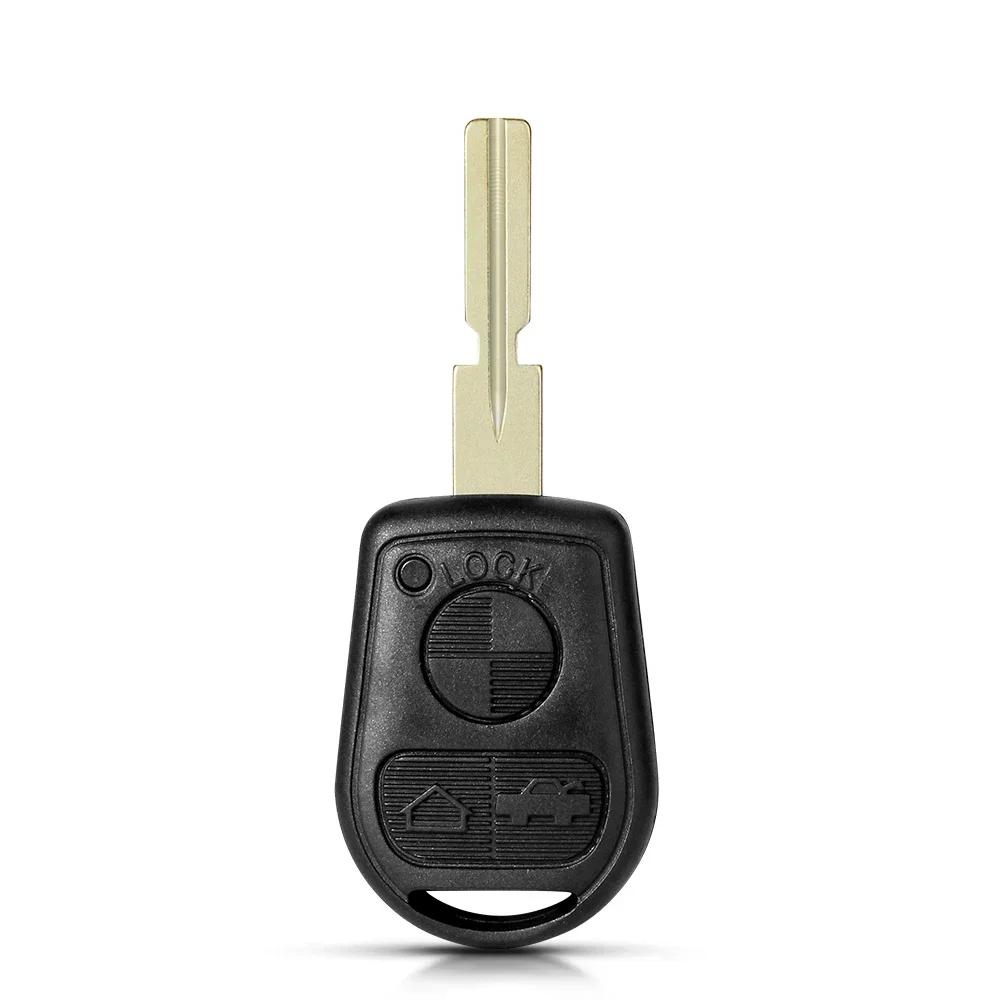 Dandkey S Корпус Пульта ДУ Ключа Для Bmw E31 E32 E34 E36 E38 E39 E46 Z3 Z4 Брелок Hu92 Hu58 Необработанный Лезвие 2/3 Кнопки Брелок Автомобильный Кейс