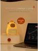 Rechargeable Capybara Silicone Alarm Clock & Dimmable Night Light LED