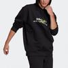 adidas originals Adv Logo Hoody Athleisure Casual Sports Printing Pattern Black Men's GN2325