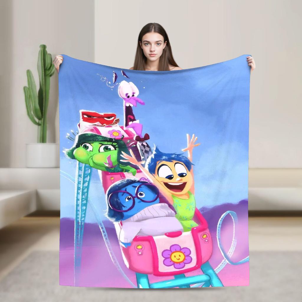 I-InsideS O-Out Blanket Quality Super Warm Throw Blanket Winter Children Couch Chair Sofa Bed Print Bedspread
