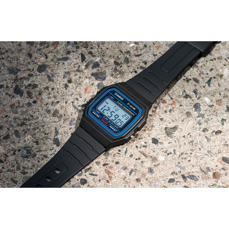 Casio Унисекс ДЕТСКИЕ Черные Часы F-91W-1 F-91W-1