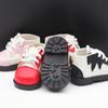 1 Pair 20cm Color Matching Doll Shoes Soft Highly Simulated Mini Shoes Fine Workmanship Doll Shoes