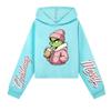 Kids' Casual Fashion Christmas Printed Long Sleeve Hooded Sweatshirt (No Drawstring)