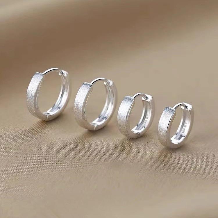 2024 New Hot-selling 925 Silver Hoop Earrings for Women - Light Luxury, High-end, Versatile, Elegant