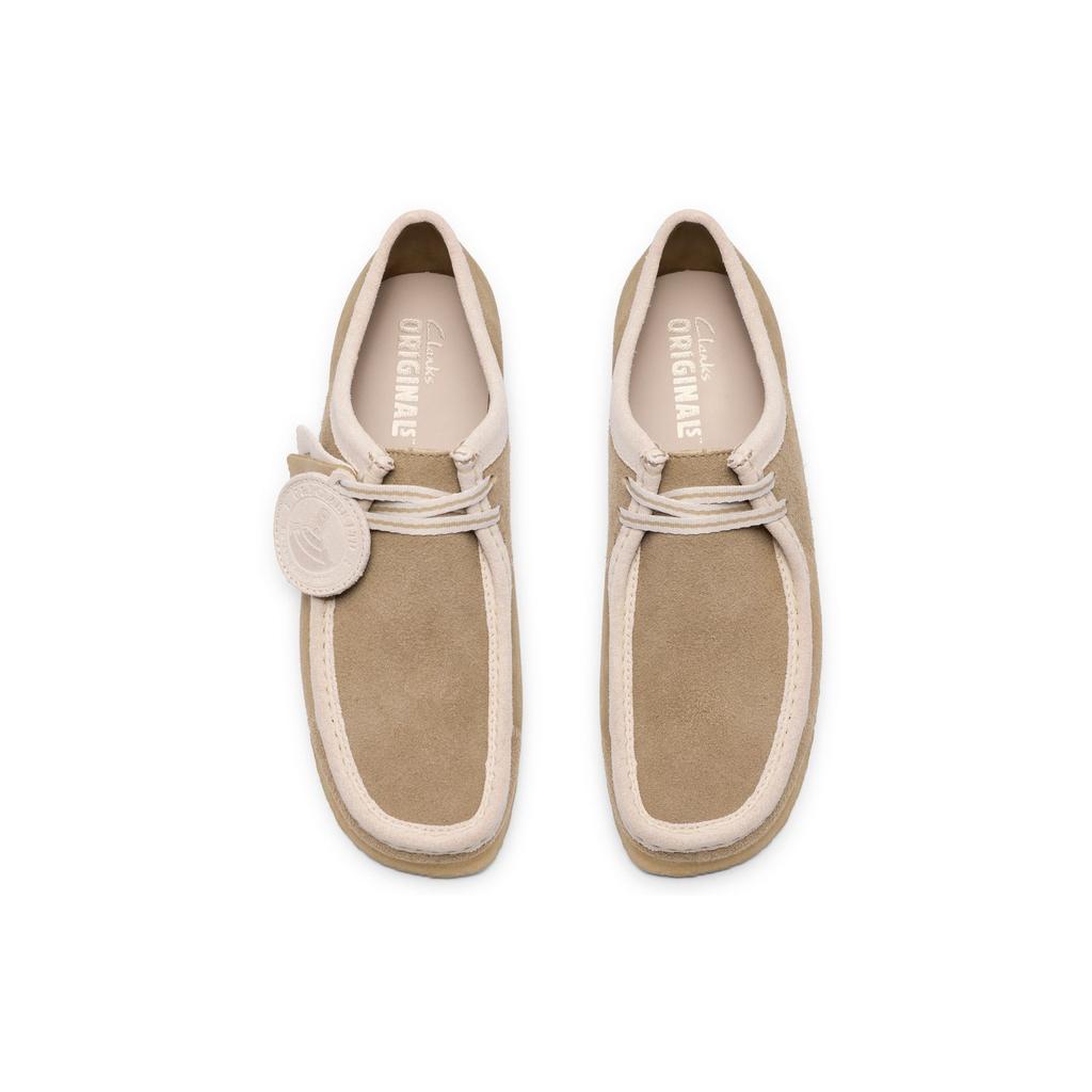 Clarks Originals Wallabee Ретро Повседневная обувь Мужские кроссовки Желтый 261856727