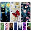 Cover Phone Case for Huawei Honor 8 Honor 8 Lite Soft Tpu Silicone Back Cover 360 Full Shockproof Painting Coque Cute Flower