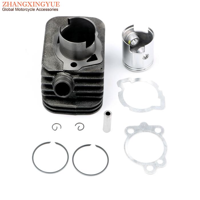 43mm 65cc Big Bore Cylinder Kit For Piaggio Ciao Boss 50 Boxer Grillo Si Bravo Ceao 50cc 10mm 2-Stroke Engine Parts