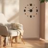 Creative Frameless DIY Wall Clock Wall Decal Home Silent Clock Living Room Office Wall Decoration KTY