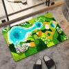 Non-Slip 3D Stereo Diatom Mud Bathroom Mat: Quick-Dry, Water-Absorbent, Wear-Resistant Floor Mat for Toilet & Entrance