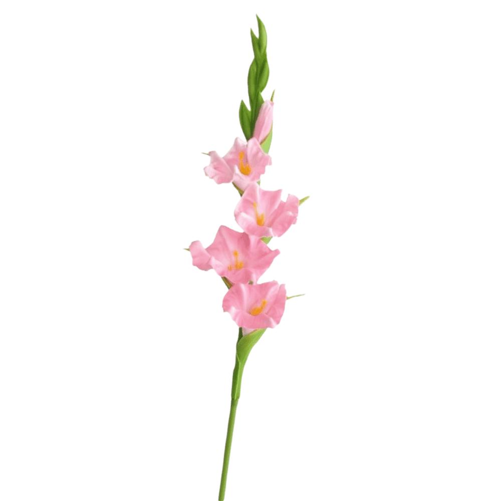 PU Material Artificial Gladiolus Branches Purple Gladiolus Bouquet Art PU Fake Flowers  DIY Crafts