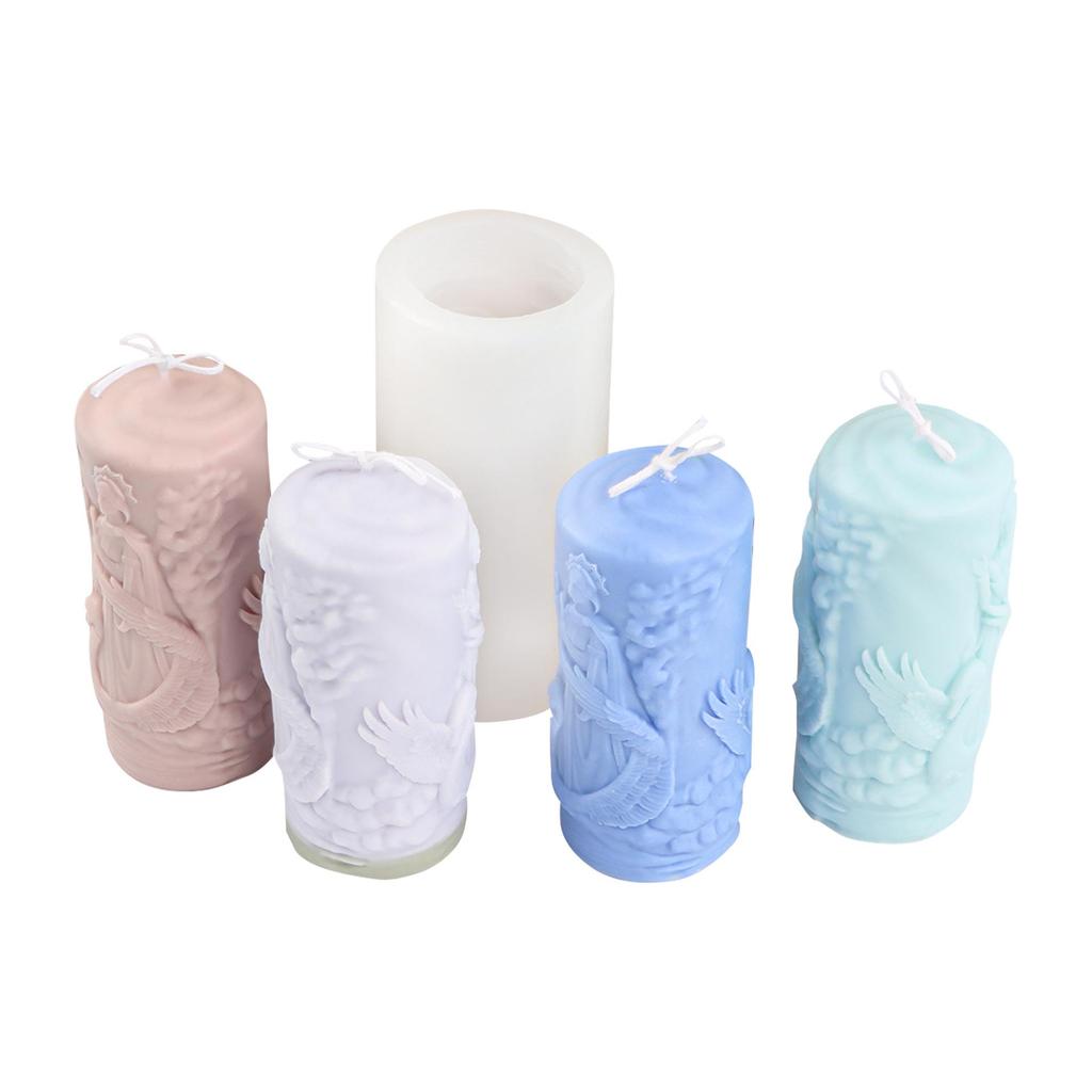 Трансграничная форма для ароматерапевтической свечи - Силиконовый дизайн 'Колонна Богини' для DIY