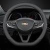AABHO1 Leather Car Steering Wheel Cover for Chevrolet Chevy Malibu Spark tracker Cruze Sonic Camaro Equinox Volt Seeker Accessories
