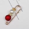Exquisite Cardigan Clip Pearl Brooch Jewelry Gift Rhinestone Suit Pin Fashion Women Accessories
