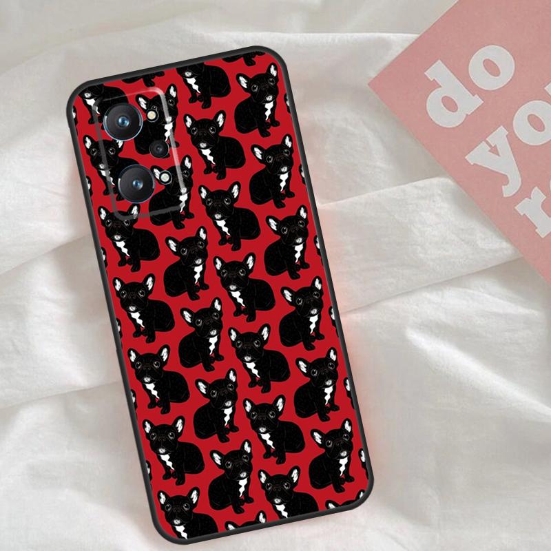 Чехол для телефона French Bulldog для Realme C65 C67 C71 C63 C61 C55 C51 C53 C35 C75 11 12 13 14 15 Pro Plus GT6 GT7 Pro