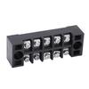 TB‑1505L Terminal Block 5 Positions 600V 15A Dual Row Screw Terminals Strip for Distribution Boxes Distribution Cabinets