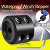 Rubber Material Rope Hook Black Color Heavy Duty Vehicle Accessory Waterproof  ATV Use