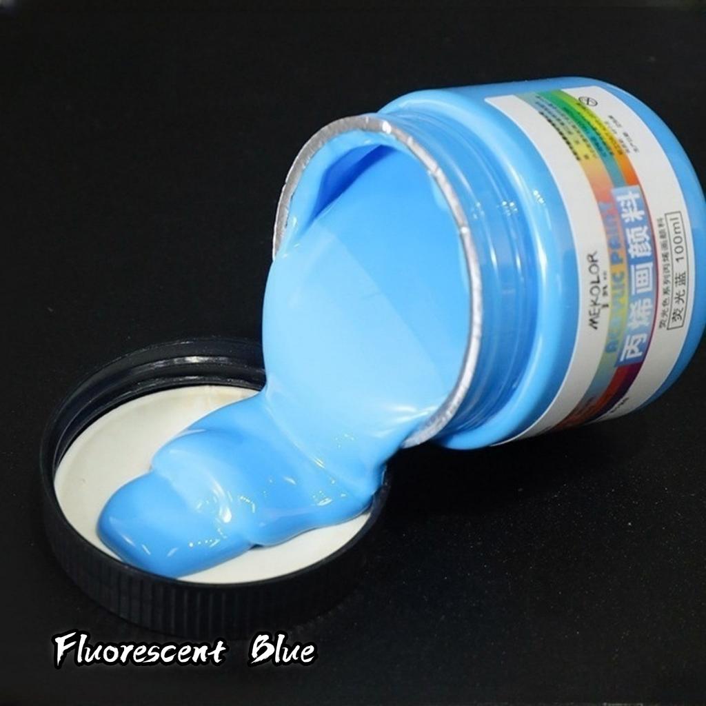 Набор матовой акриловой краски 100 мл Премиальные цвета Формула без растрескивания для росписи камней Ткань Холст Деревянные поделки Водостойкое искусство Суп