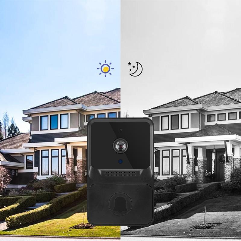Умный беспроводной видео дверной звонок, цифровой визуальный домофон, WI-FI дверной звонок, водонепроницаемая электронная камера безопасности для швейцара