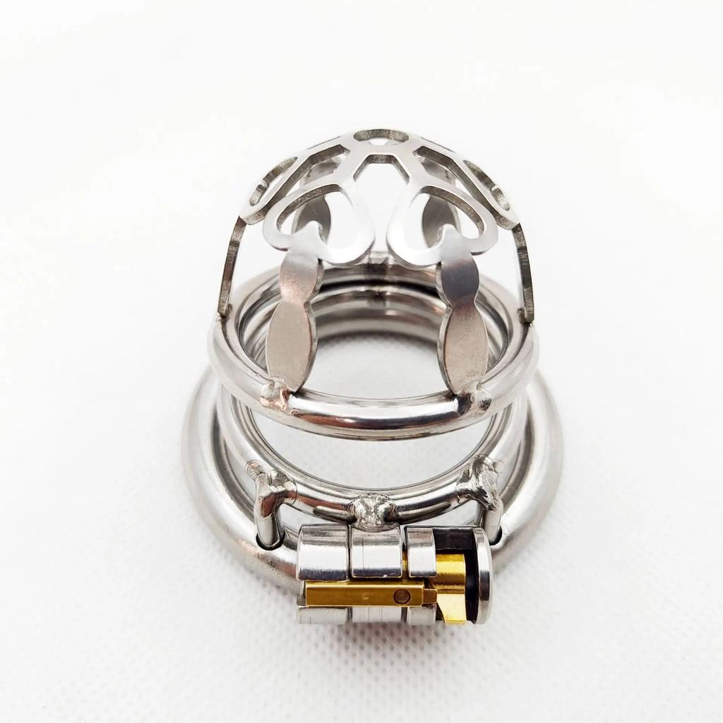 Chastity Device Cock Ring Lock Penis Ring Scrotum Bondage Chastity lock Chastity Belt Lock Sex Toys for Men Male Cock Cages