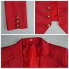 Beetlejuice Cosplay Costume, Halloween Red Suit Full Role Play Outfit