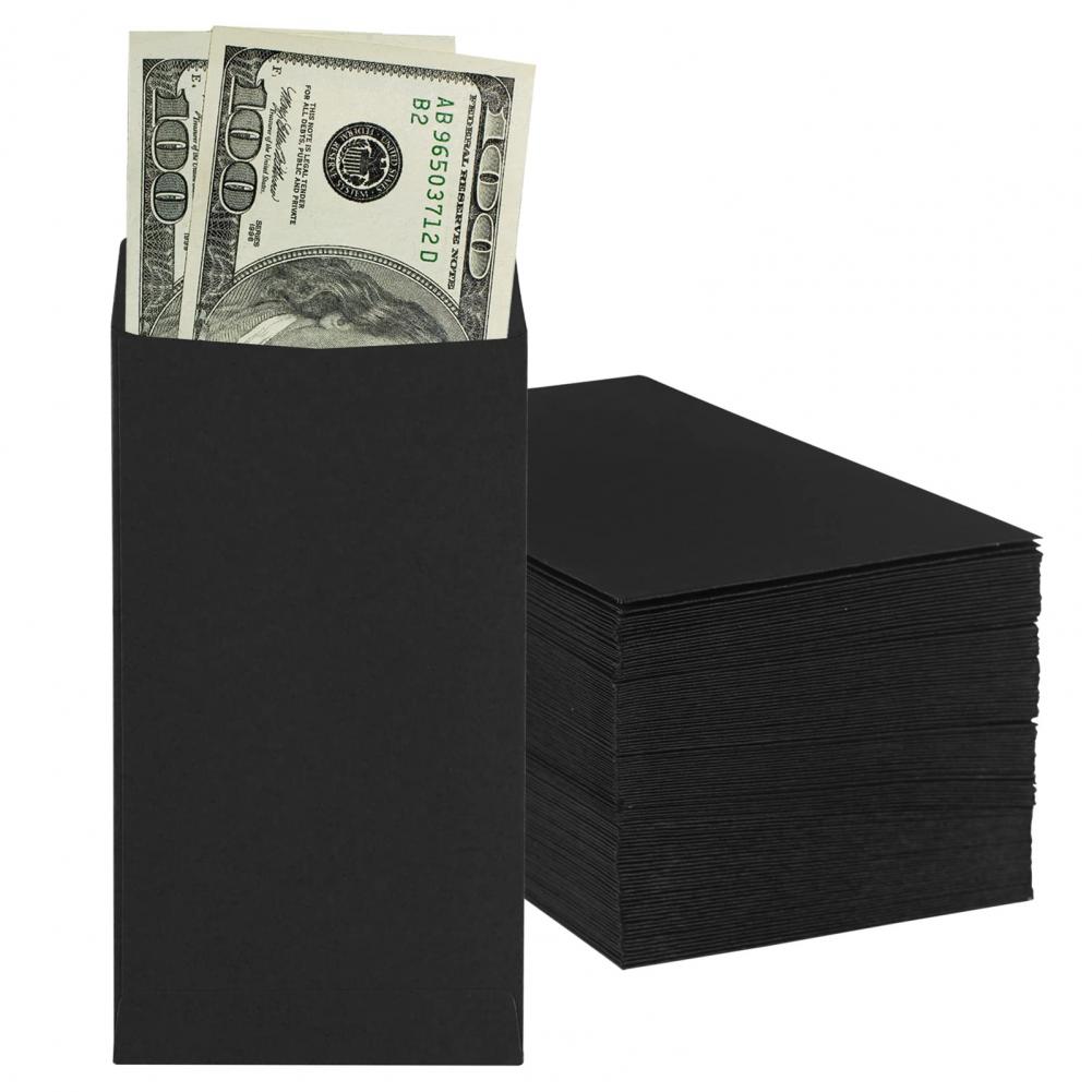 Storage Bags Colorful Cash Envelopes for Diy Coin Storage 50 Pack of Wear Resistant Money Containers Ultra-thin Non-fading