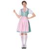 Women's Oktoberfest Costume Bavarian Beer Girl Drindl Tavern  Dress
