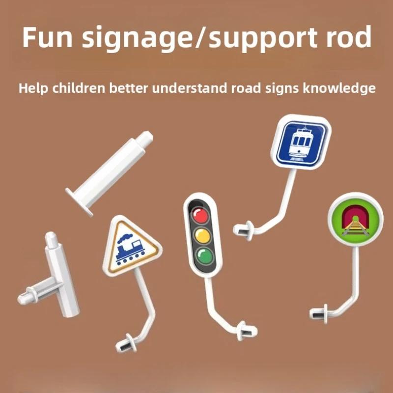 Нетоксичный Волшебный Трек Поезд Дети DIY Строительные Блоки Образовательная Игрушка Магнитный Вагончик Кубики Игрушки Конструктор Дети Рождественские Подарки