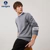 Navigare Men's 100% Wool Round Neck Pullover Sweater