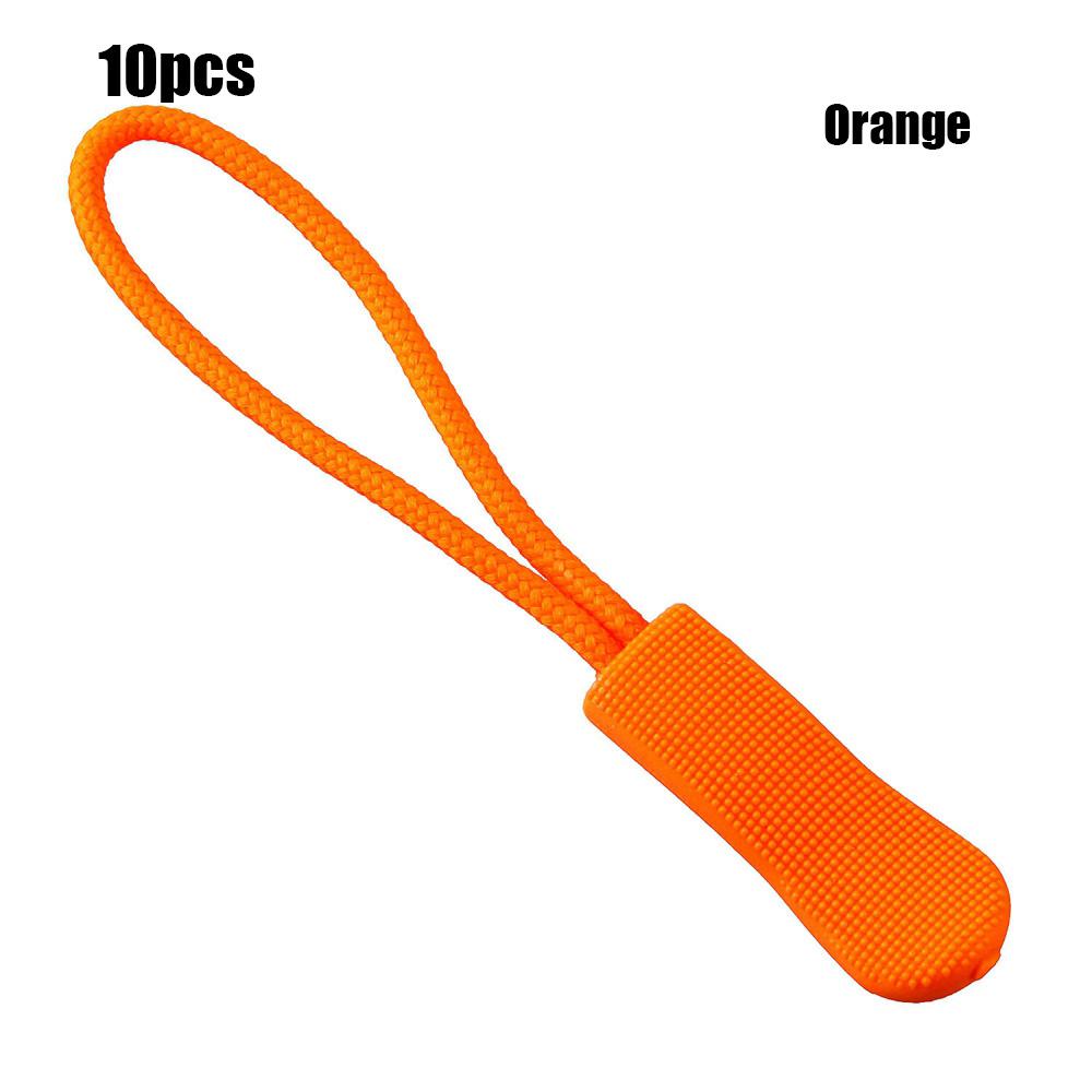 10 шт./упак. Запасной шнурок-бегунок для молнии рюкзака, куртки, веревочные pullers, зажим-пряжка для сумок, бегунок на молнии, чемодан, инструменты для дорожной одежды