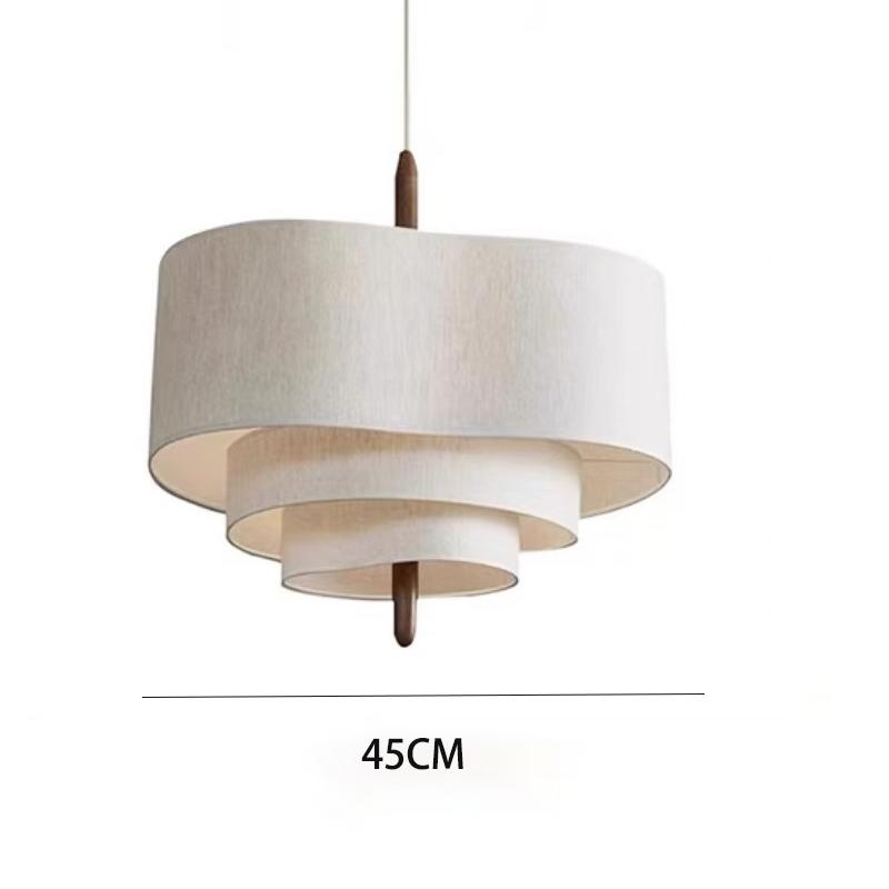 Новая потолочная люстра, тканевое подвесное освещение, подвеска для гостиной, спальни, кухонного острова, подвесные светильники, домашний декор, Lustre Led