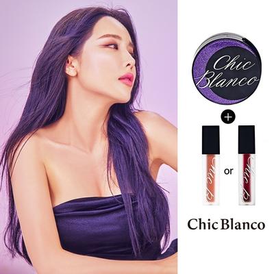 Chic Blanco Magic Violet Full Cover Up C Balm Pact Cushion + Lip Tint Set, C Balm Pact No. 21 + Весы, 1 комплект