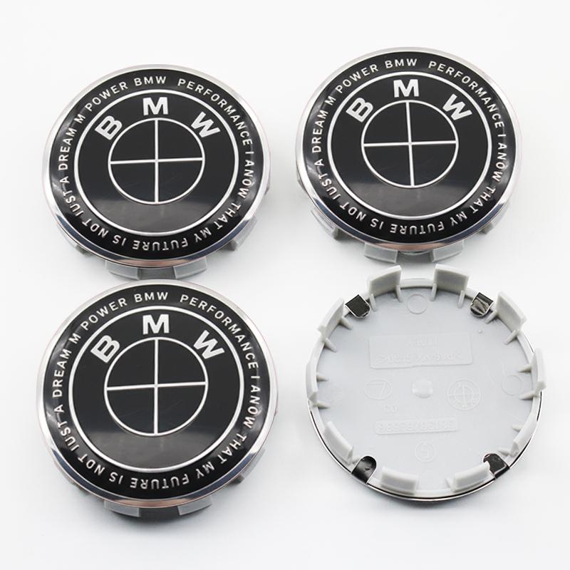 1/4/7Pcs Car Wheel Hub Center Cover Steering Wheel Center Sticker Auto Front Hood Trunk Logo For BMW M Logo X6 G01 E84 X1 X3 X2