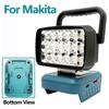 Для корпуса литий-ионного аккумулятора Makita Светодиодная рабочая лампа Яркий свет Прожектор Для Milwaukee Для Dewalt USB/Type-C Power Bank Фонарик