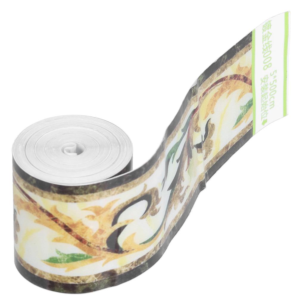 Обои Бордюр Отделка Самоклеящаяся Наклейка Декор для Гостиной Кухни Ванной Комнаты 5x500см