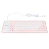 Silicone Keyboard Fully Sealed Design Lightweight Portable Silent Soft Comfortable USB Wired