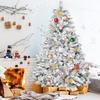 Plastic Christmas Balls, 72pcs 2.6cm Christmas Tree Ornaments Hang Pendant Balls Xmas Tree Baubles for New Year Xmas Tree Decor