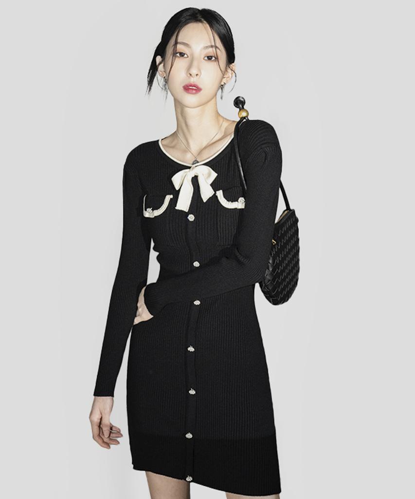 Urban Dress Lovely Solid Dress Black