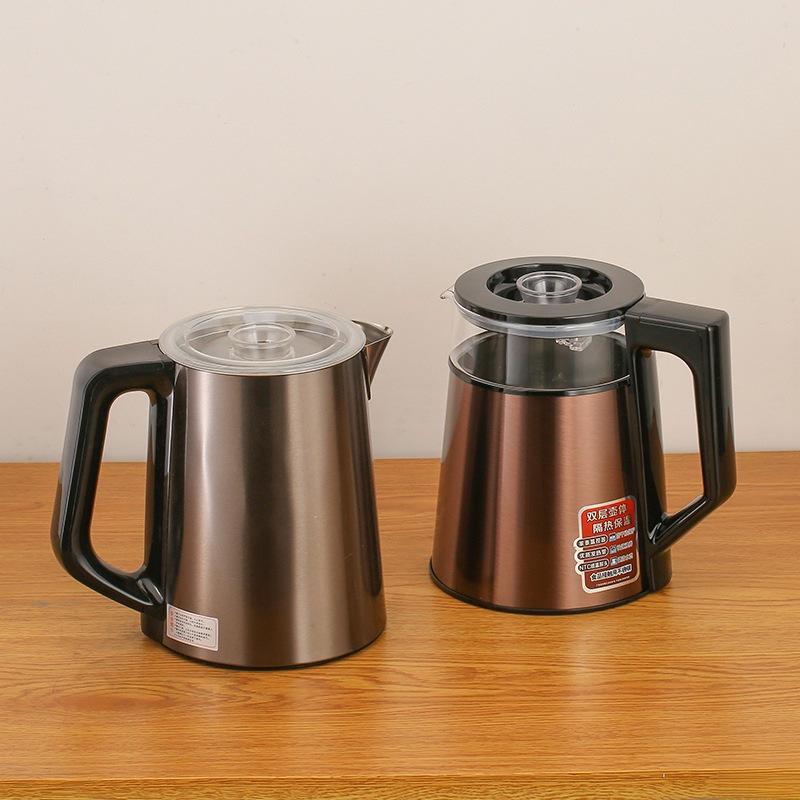 Stainless Steel Electric Tea Kettle with Water Dispenser, Tea Stove, and Five Rings - Compact Single Kettle