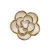 Xiaoxiangfeng Camellia Brooch High-End Femininity Retro Oil-Dripping Brooch Light Luxury Niche Design Pin Accessories