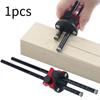 Wheel Marking Gauge Scriber Mortise Double Head for Woodworker Measurement Tools Black Red