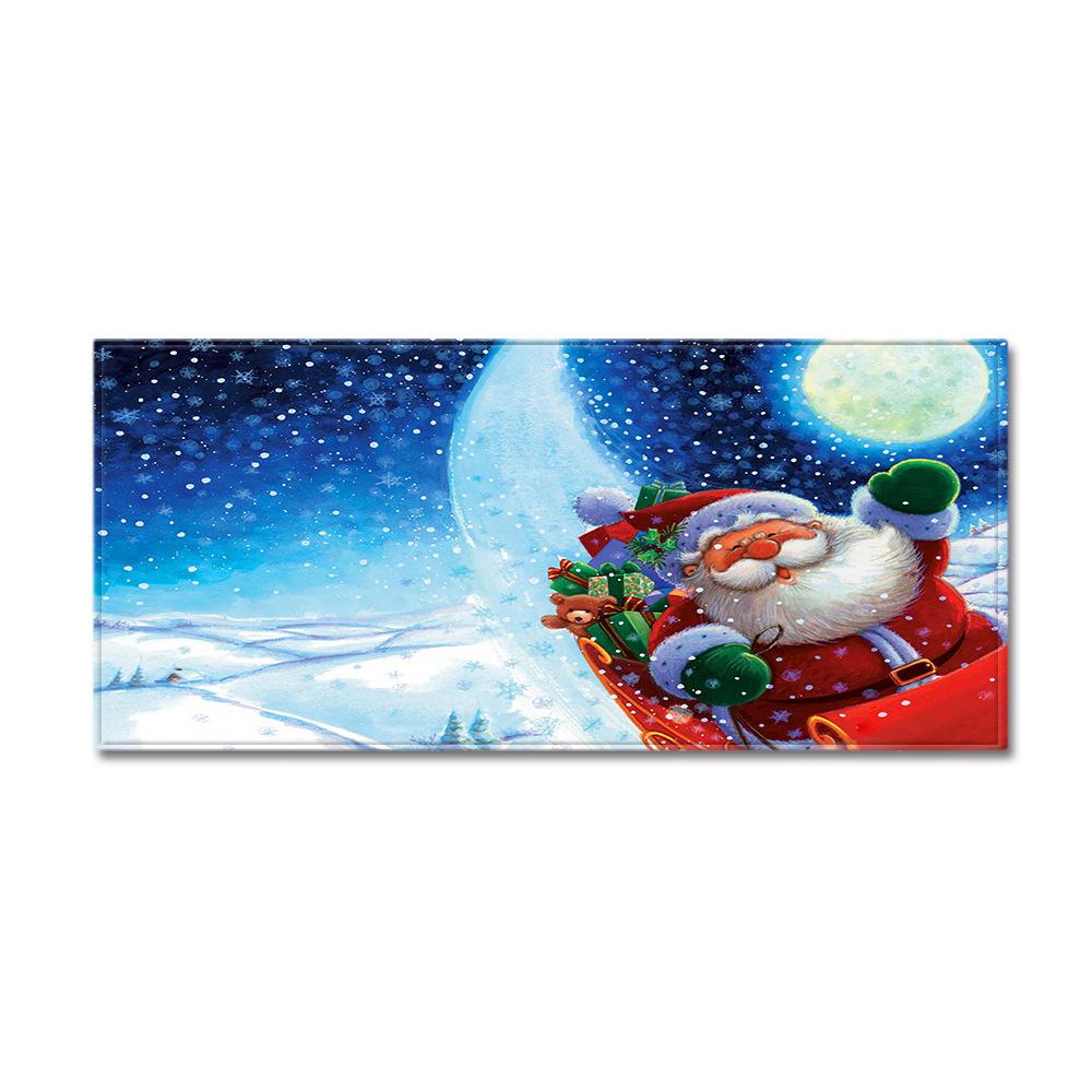 Christmas Kitchen Sand Carpet Doormat Long Floor Mat