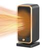 Space Heater 500W PTC Ceramic Low Noise Fast Heating Portable Personal Heater Fan with 30 Degrees