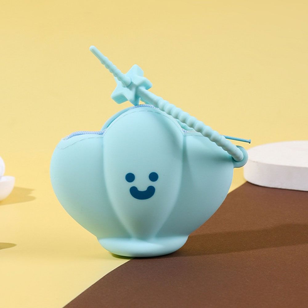 Waterproof Silicone Bee Keychain Cute 3D Mini Storage Bag Durable Cartoon Coin Purse  Boys Girls