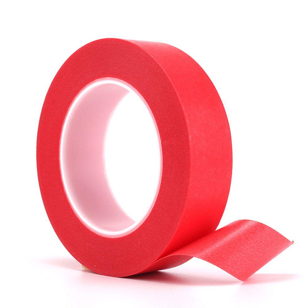Red Non-residue Automotive Baking Paint Masking Tape High-viscosity PET Tape Heat Resistant