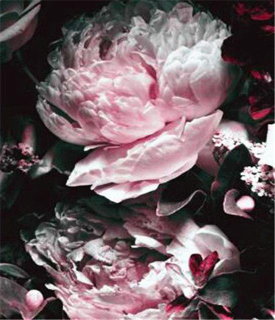 RUOPOTY DIY Frame Oil Painting By Numbers Flower Unique Gift On Canvas Wall Art Picture By Numbers For Living Room