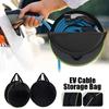 Waterproof Car Tools Organizer Black Green Storage Bags Electric VehicleCharging Cable Storage