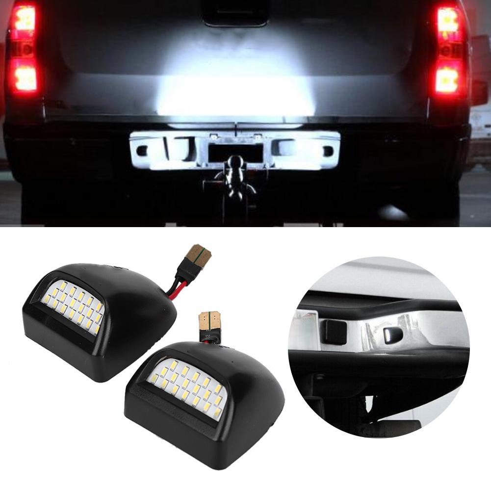 2 шт. Сигнальная лампа номерного знака DC12V подходит для Cadillac Escalade 2002-2006DC12V