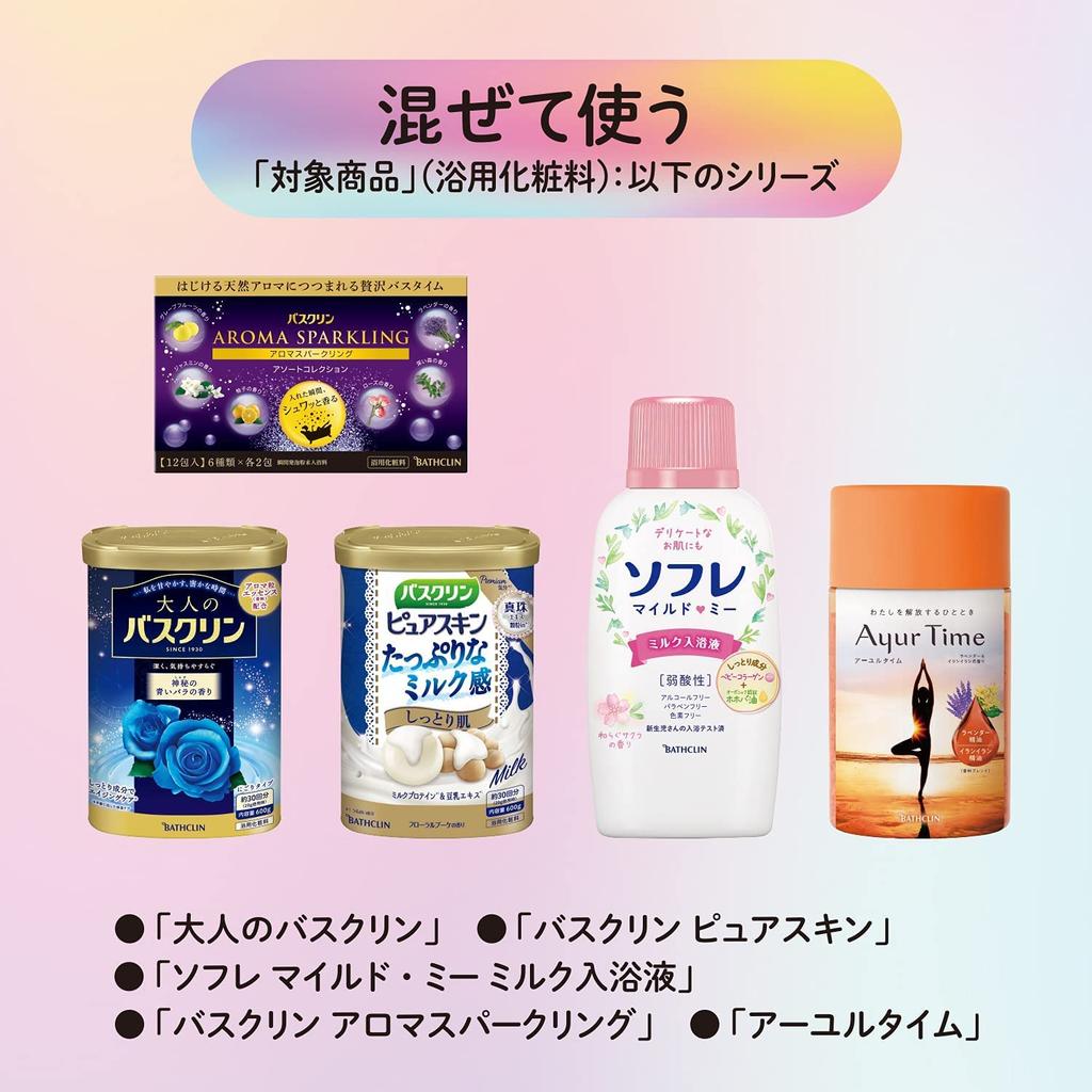 Bathclin Пенящаяся основа 500г Косметика для ванны