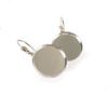 Sleeper Earrings - DTM - Silver - Metal - 19.6 Mm - Mixed