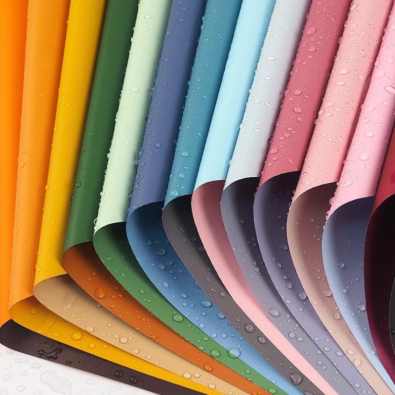 10шт оберточная бумага для цветов Водонепроницаемая дуплексная бумага Букет Подарки Упаковочная бумага